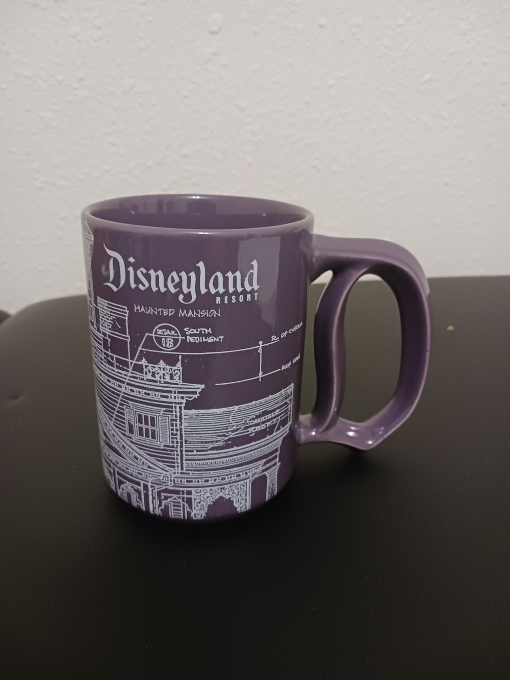 5 For $25! Disneyland Resort Purple Haunted Mansion Blueprint Mug 12 Oz